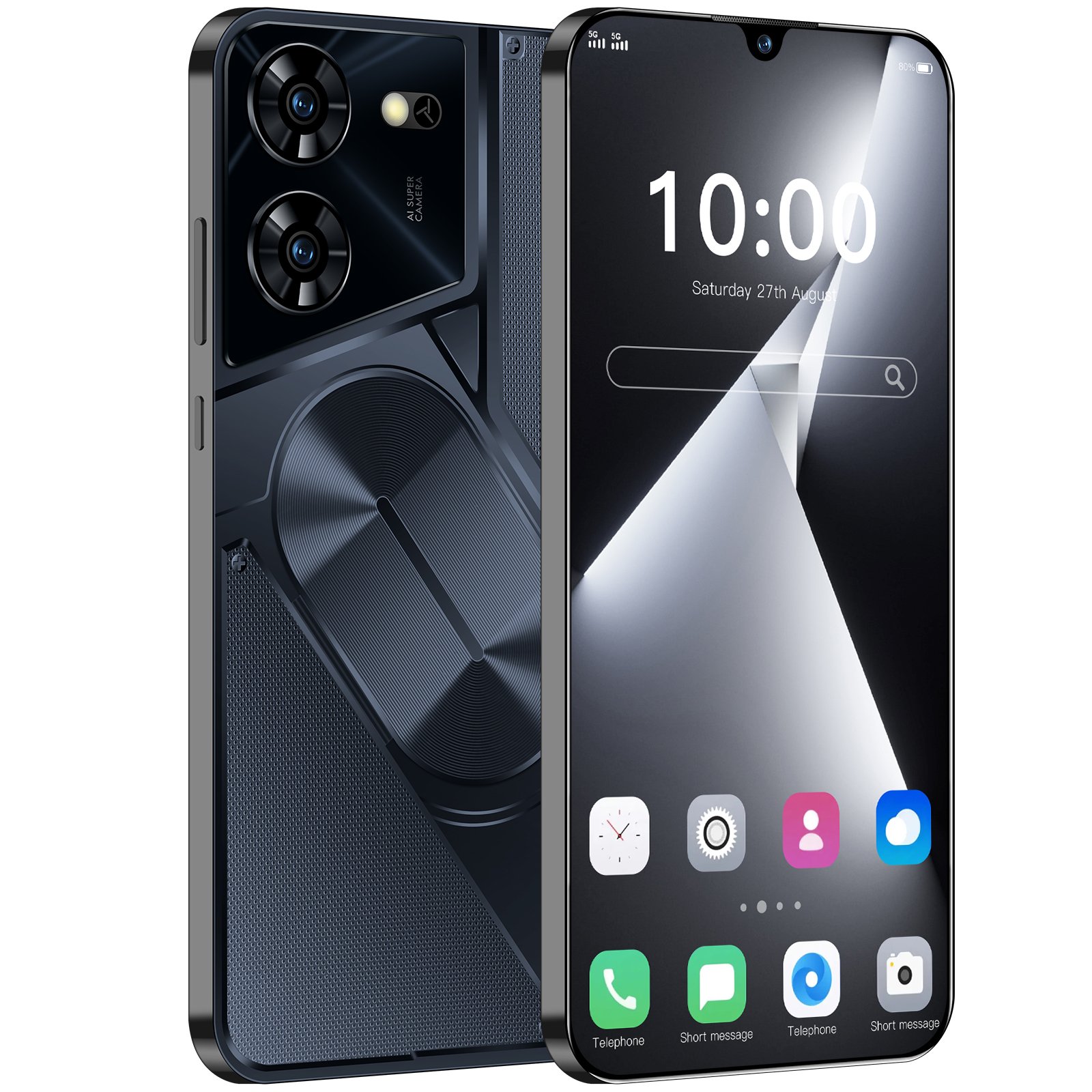 2024 NEW Mobile Phone 6 3Inch 2.0MP Pova 5 Pro 16GB+128GB Fashion Color 3G Smartphone Original Phone with HighResolution
